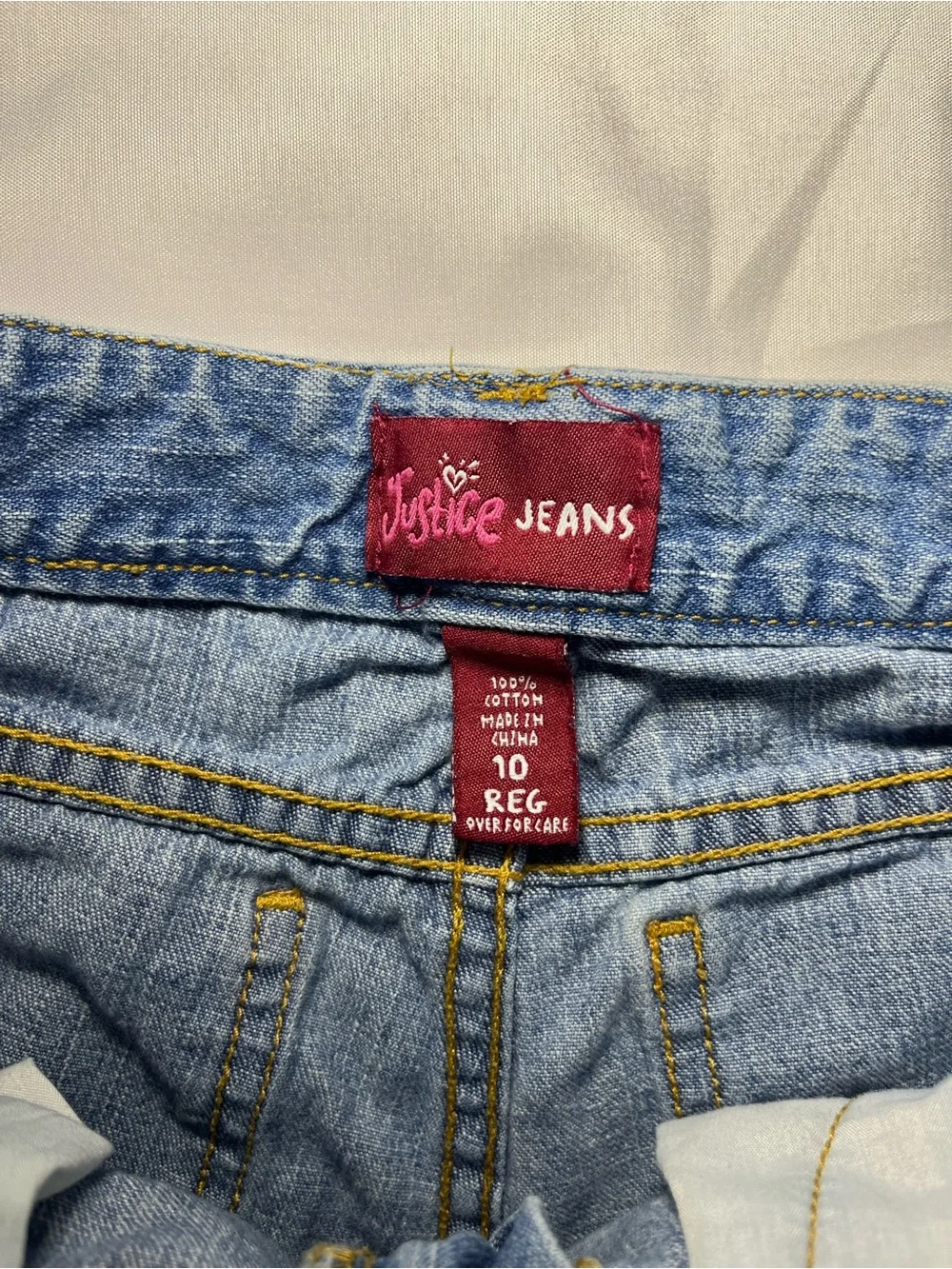 Justice vintage jeans